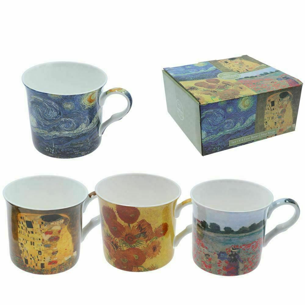 Heritage Artist Series Mugs 350ml (Set of 4) | Minimax