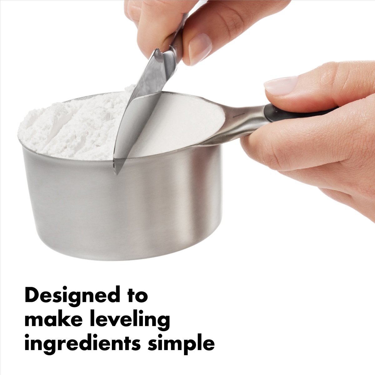Set of 4 Stainless Steel Measuring Cups - Minimax