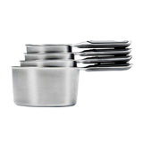 Set of 4 Stainless Steel Measuring Cups - Minimax