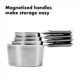 Set of 4 Stainless Steel Measuring Cups - Minimax