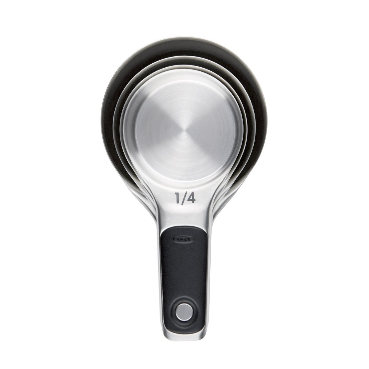 Set of 4 Stainless Steel Measuring Cups - Minimax