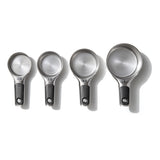Set of 4 Stainless Steel Measuring Cups - Minimax