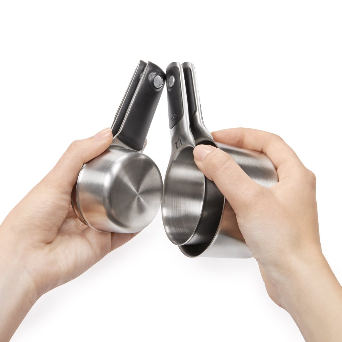 Set of 4 Stainless Steel Measuring Cups - Minimax