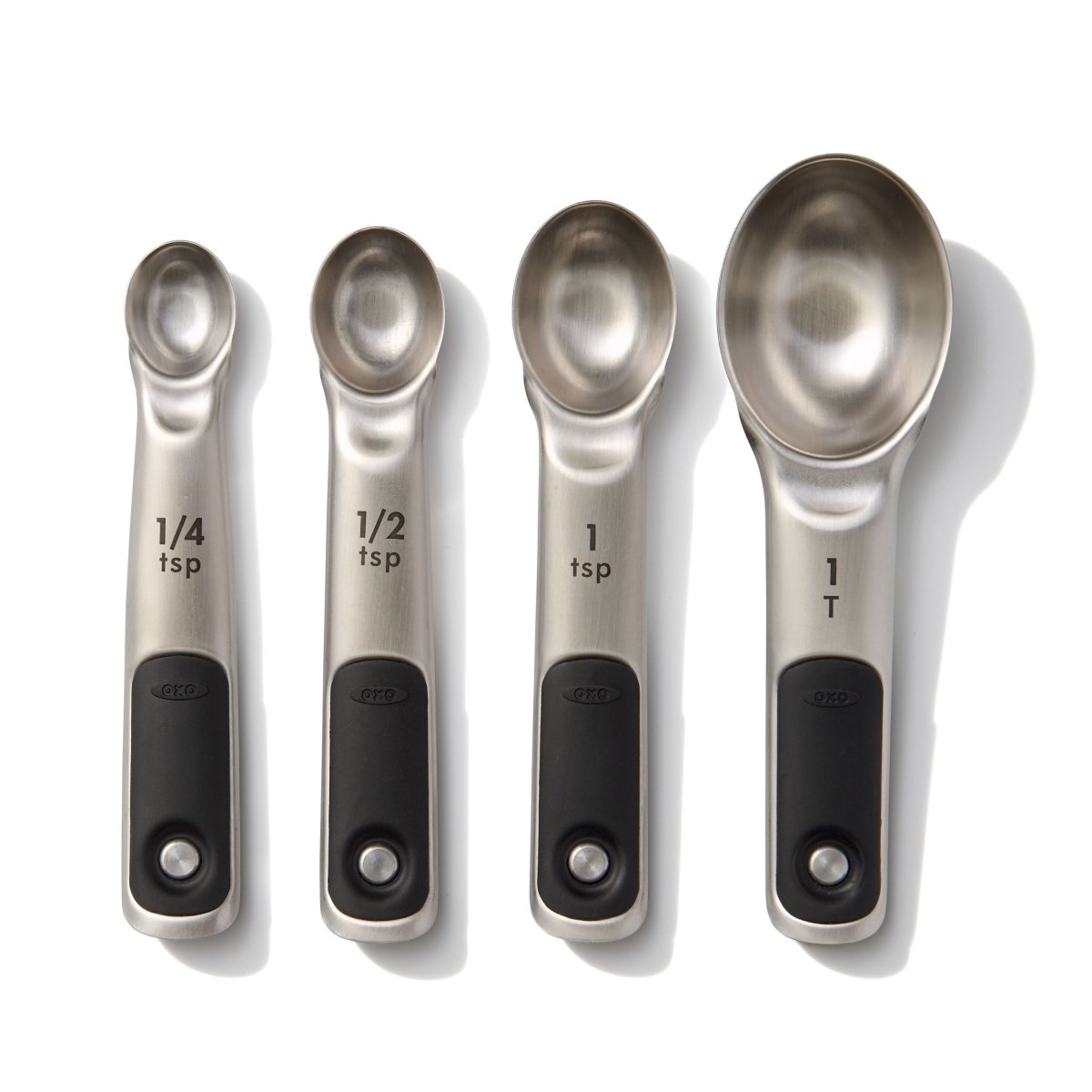 Set of 4 Stainless Steel Measuring Spoons - Minimax