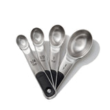 Set of 4 Stainless Steel Measuring Spoons - Minimax