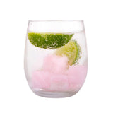 Set of Six Rose Quartz Gin Stones - Minimax