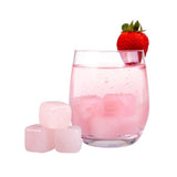 Set of Six Rose Quartz Gin Stones - Minimax