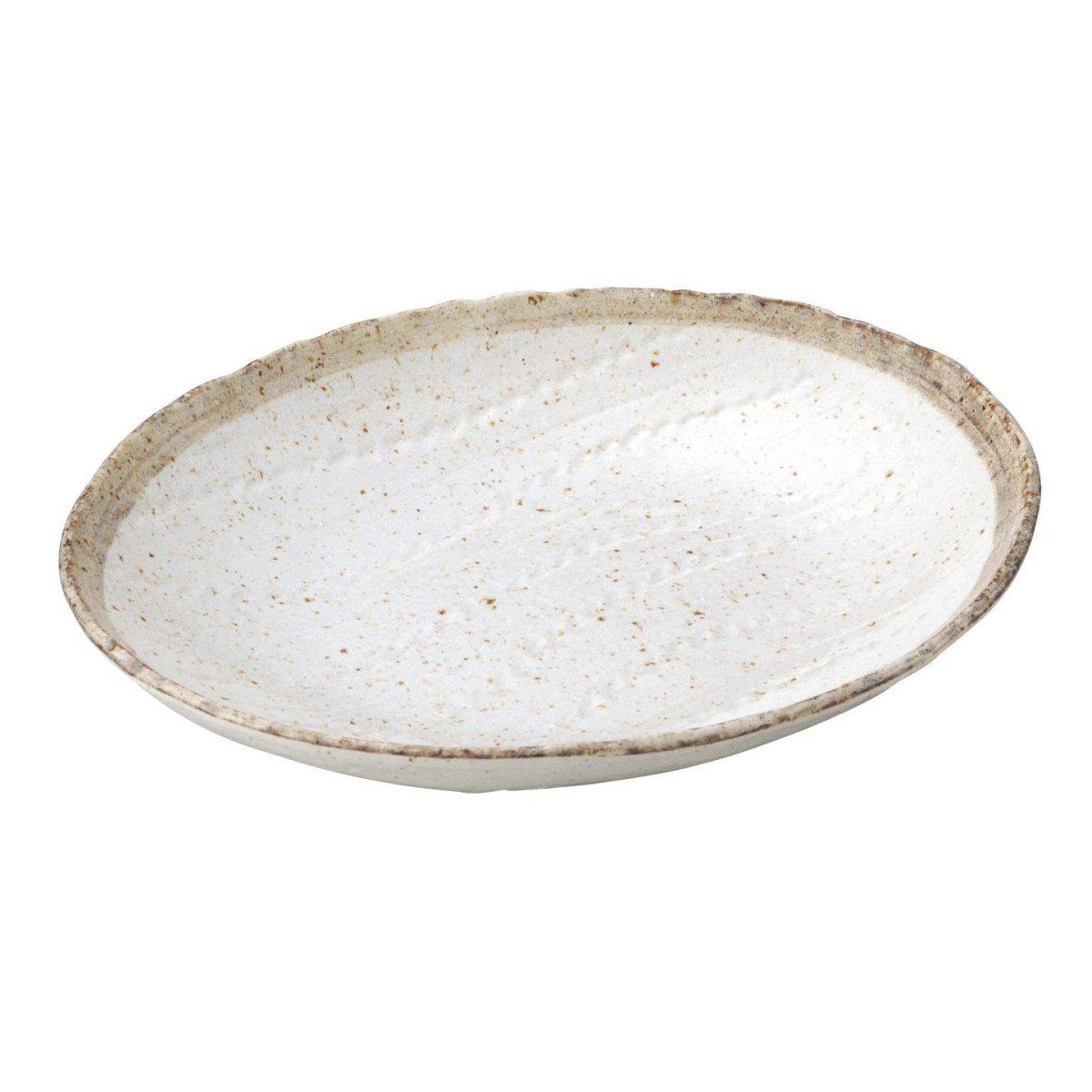Shirokaratsu 24cm x 19cm Oval Plate - Minimax