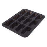 Silicone 12 Cup Charcoal Mini Loaf Pan - Minimax