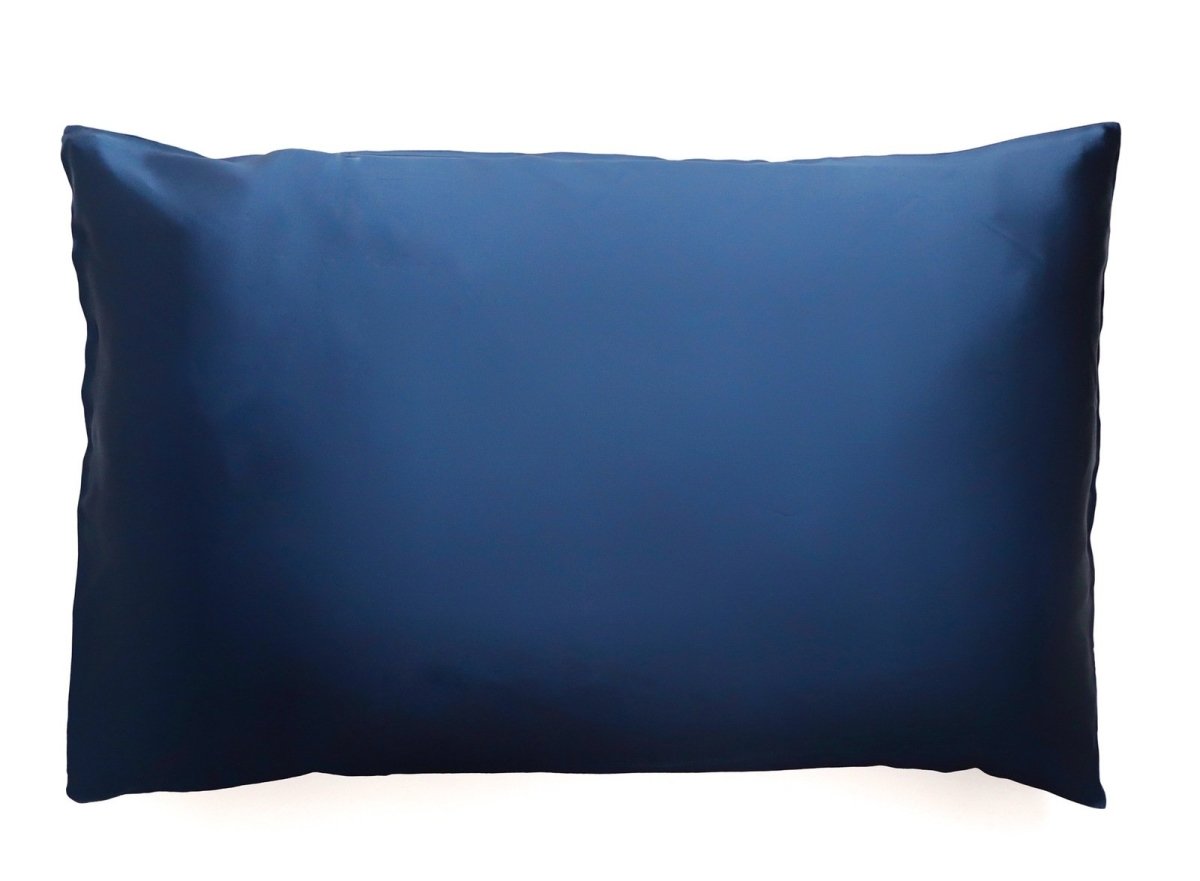 Silk Magnolia Silk Pillowcase French Navy | Minimax