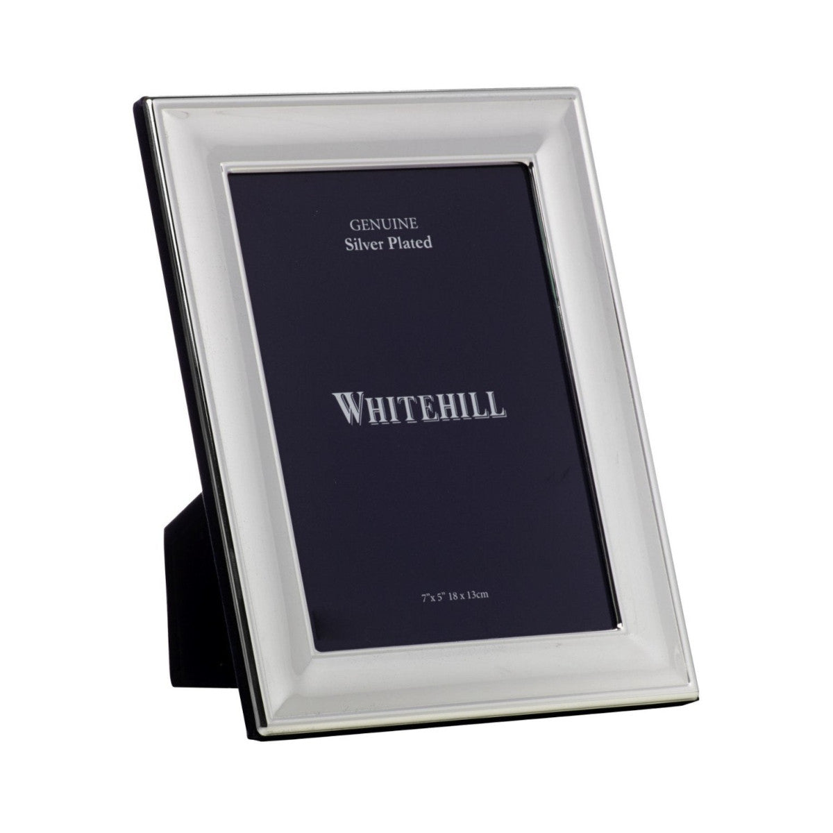 Whitehill Plate Frame Plain Velvet Back Silver 18cm x 13cm