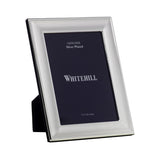 Whitehill Plate Frame Plain Velvet Back Silver 18cm x 13cm