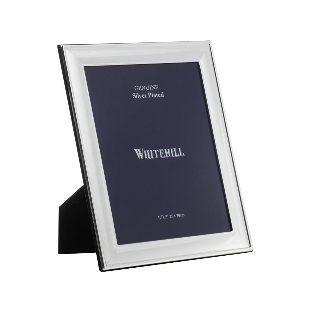 Whitehill Plate Frame Plain Velvet Back Silver 25cm x 20cm