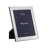 Whitehill Plate Frame Plain Velvet Back Silver 25cm x 20cm