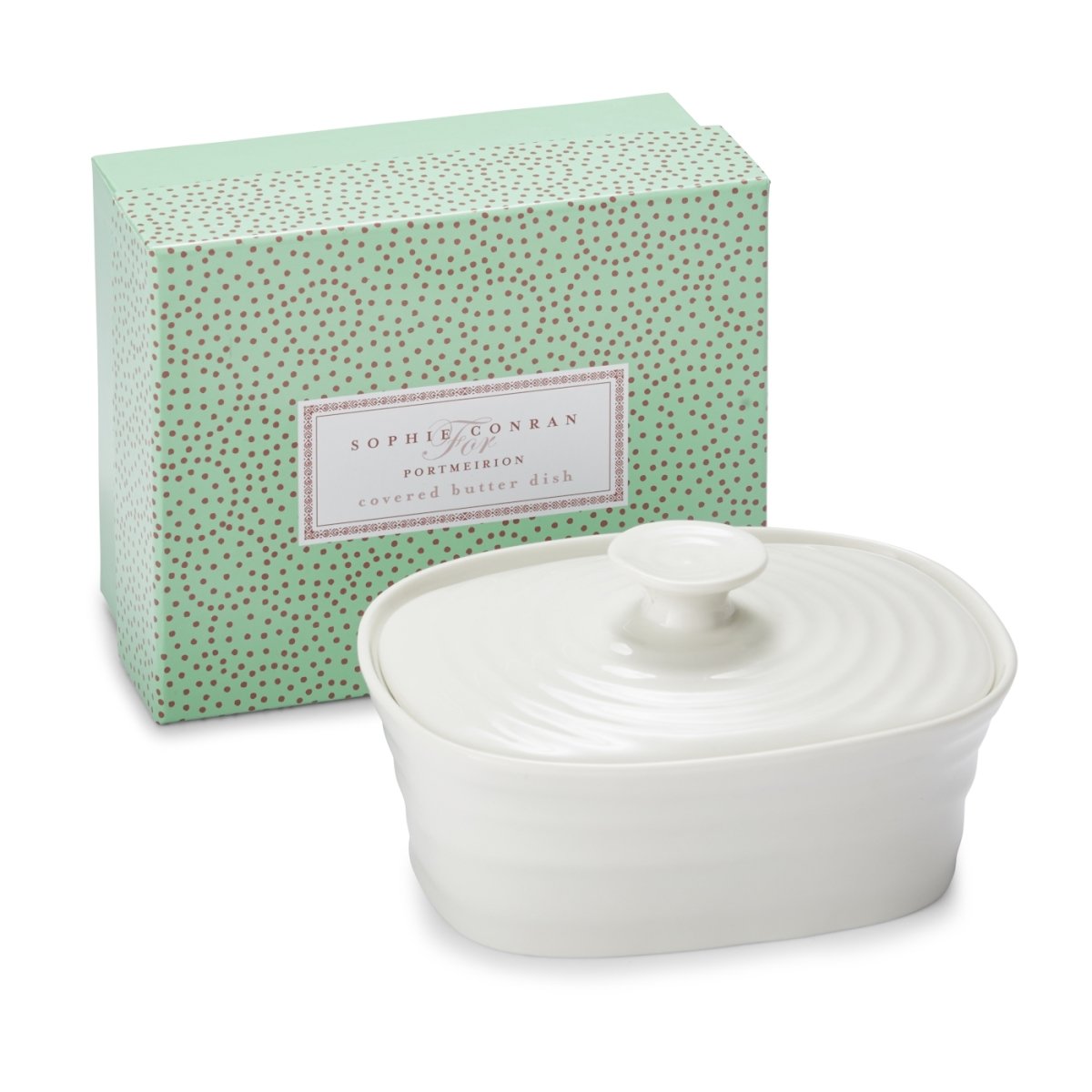 Portmeirion Sophie Conran Covered Butter Dish 16cm | Minimax