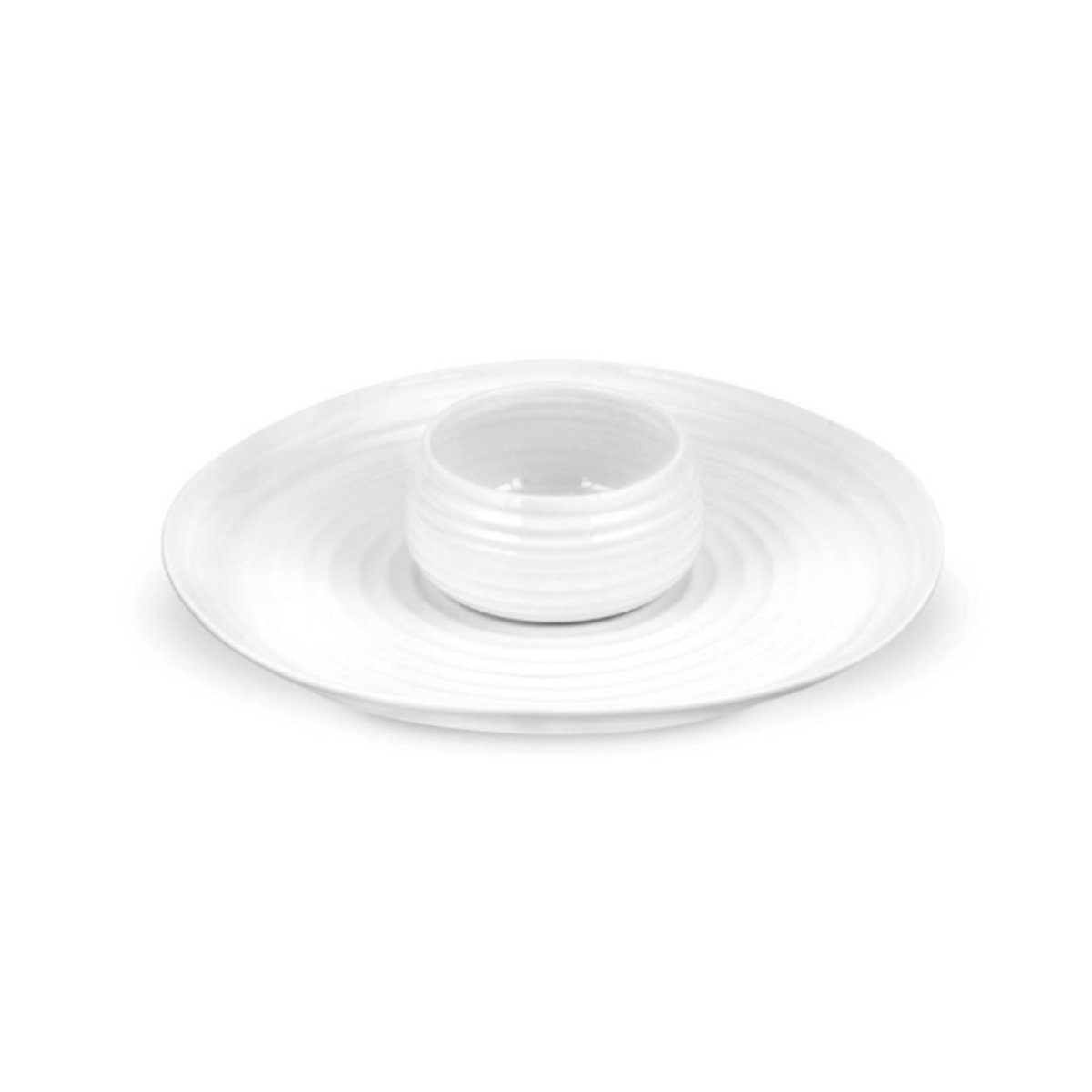 Portmeirion Sophie Conran Dipping Dish & Platter White | Minimax