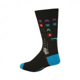 Space Invader Black Socks - Minimax