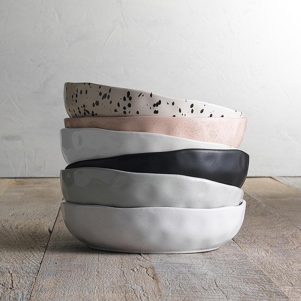 Speckle Milk 22cm Dinner Bowl - Minimax