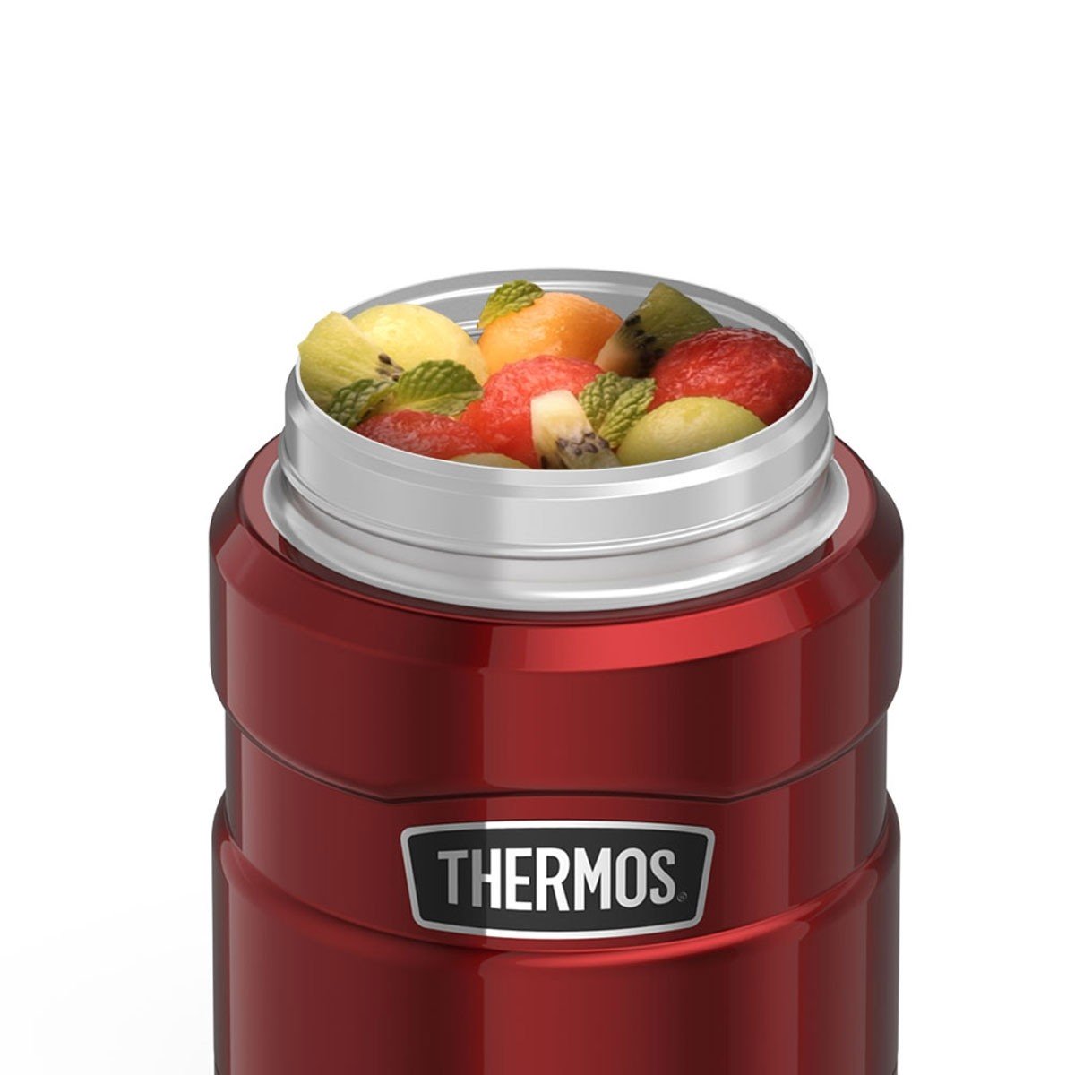 Stainless King 710ml Vacuum Insulated Red Food Jar - Minimax