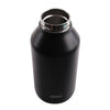 Stainless Steel Double Wall 1.9 Litre Black Insulated Bottle - Minimax