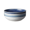 Denby Studio Pasta Bowls Blue 22cm (Set of 4) | Minimax