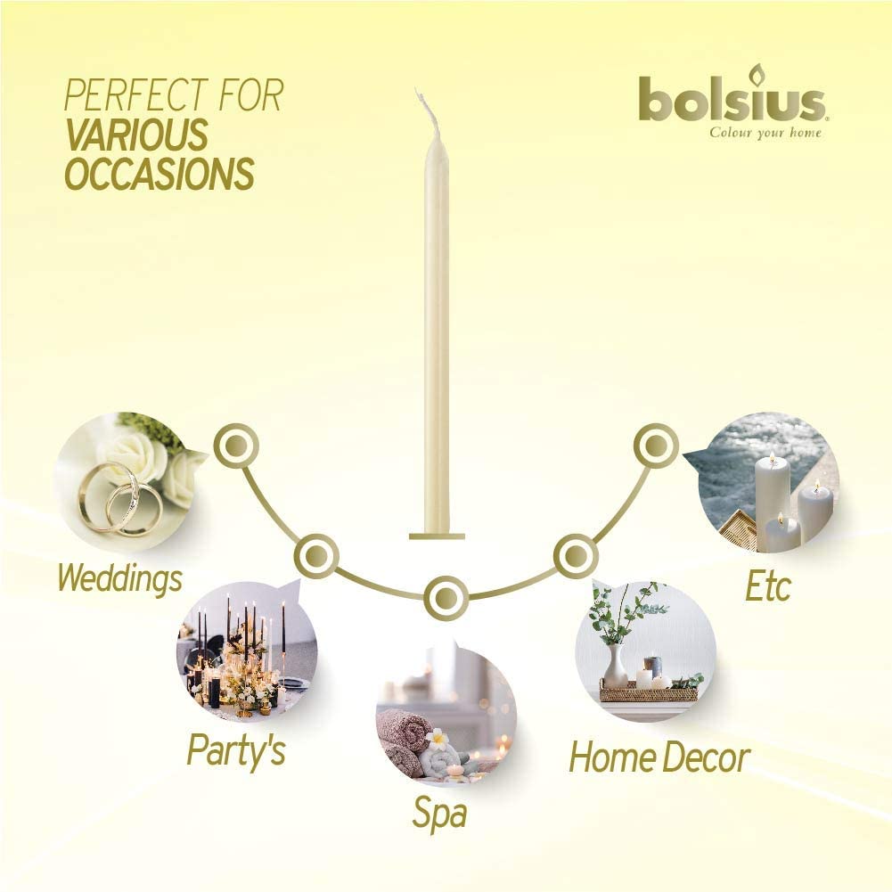 Taper Ivory 24.5cm Candle - Minimax