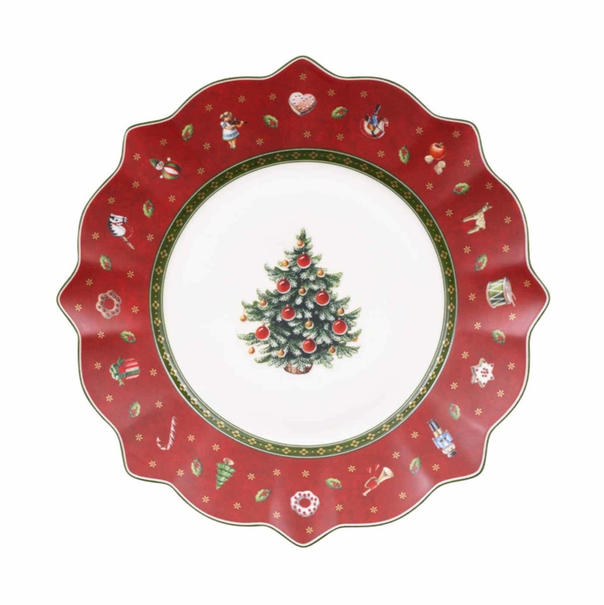 Toy's Delight Red Breakfast Plate 24cm - Minimax