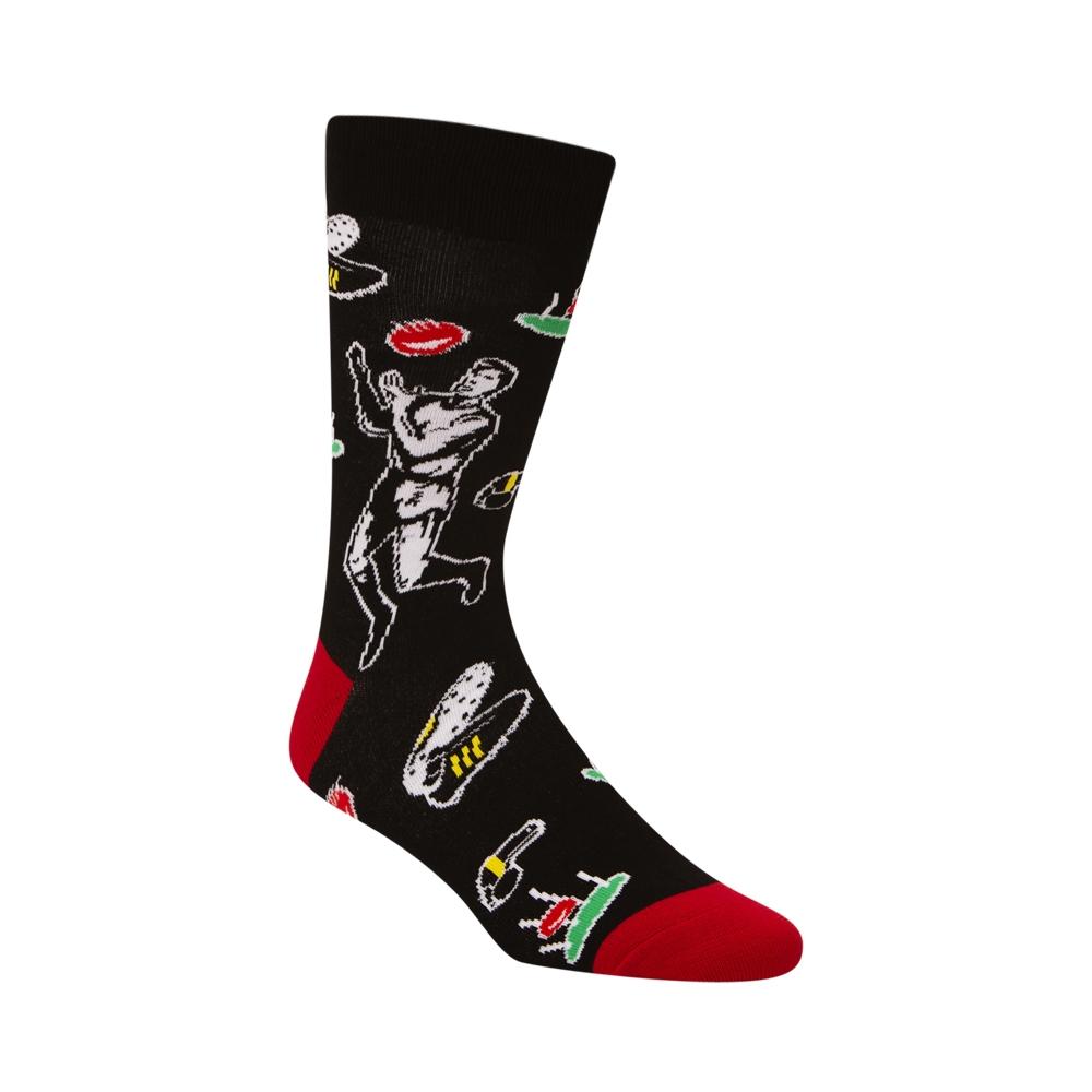 Up There Cazaly Black Socks - Minimax
