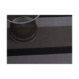Utility Mat Bold Stripe Silver Black 61x91cm - Minimax