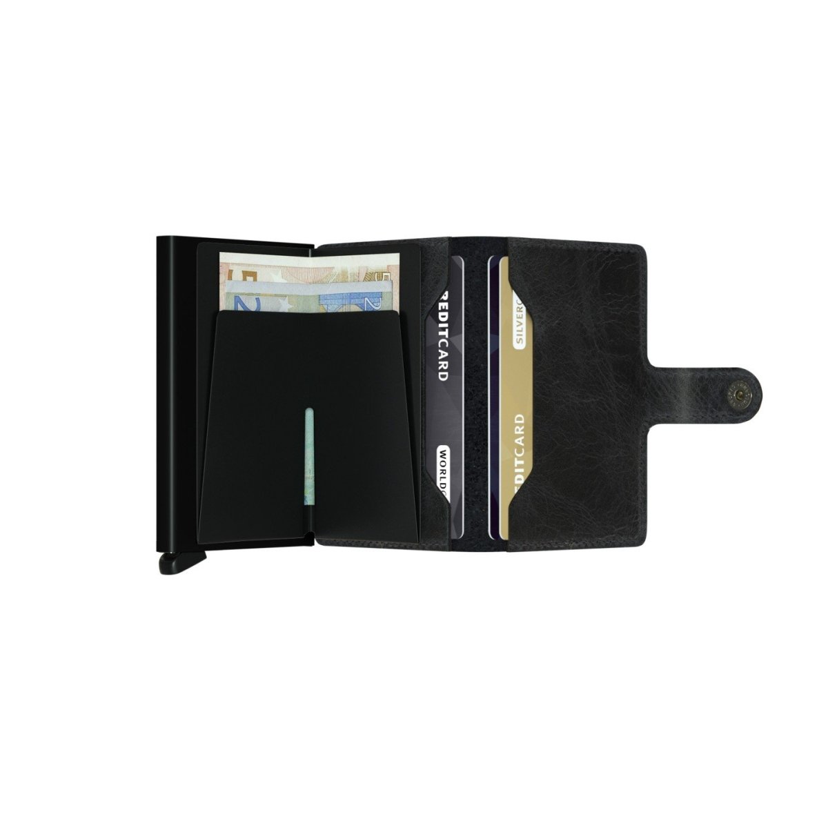 Secrid Vintage Mini Wallet Black | Minimax