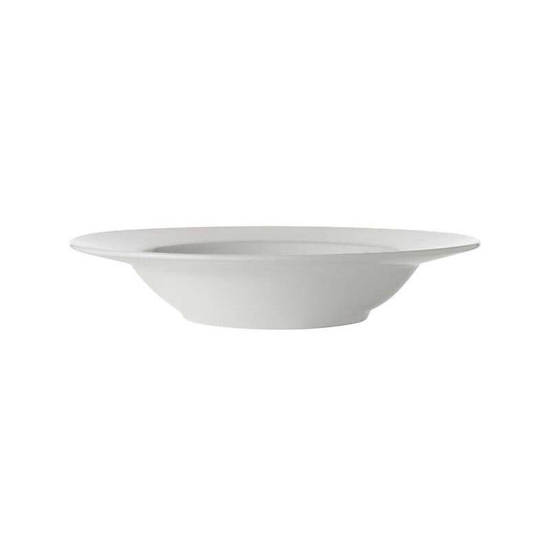 White Basics 23cm Rimmed Soup Plate - Minimax