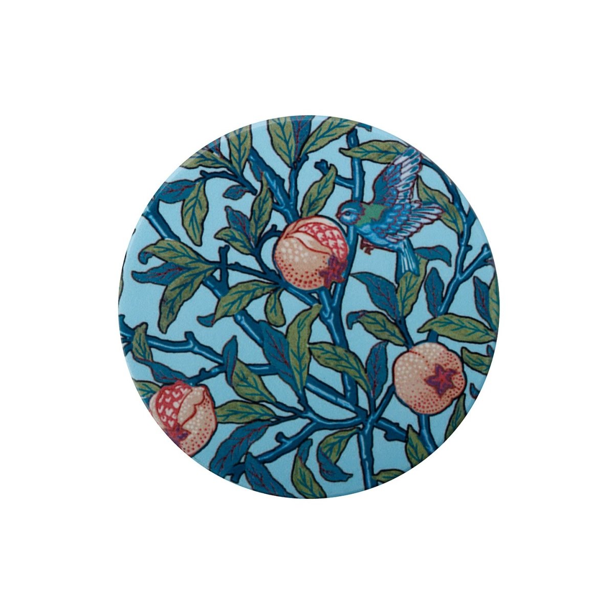 William Morris Bird and Pomegranate 10cm Coaster - Minimax